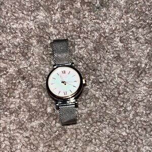 Fossil Women's Silver Mesh Watch